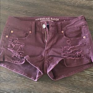 AE Distressed Jean Shorts